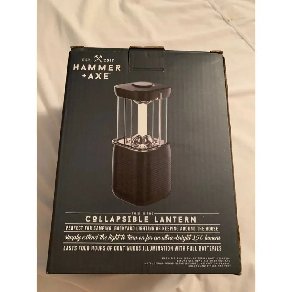 New Hammer + Axe Collapsible Camping Lantern 250 Lantern